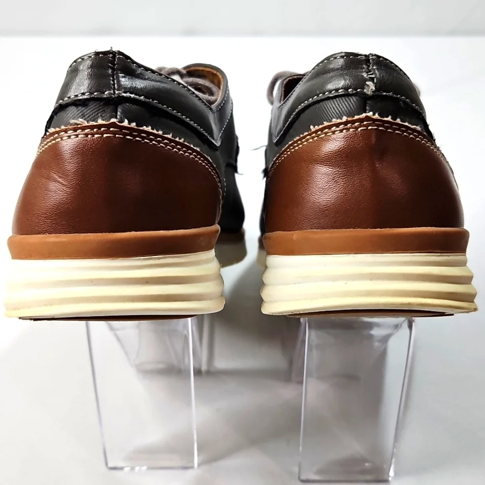 Steve Madden Men's Gray & Brown Oxfords Size 7